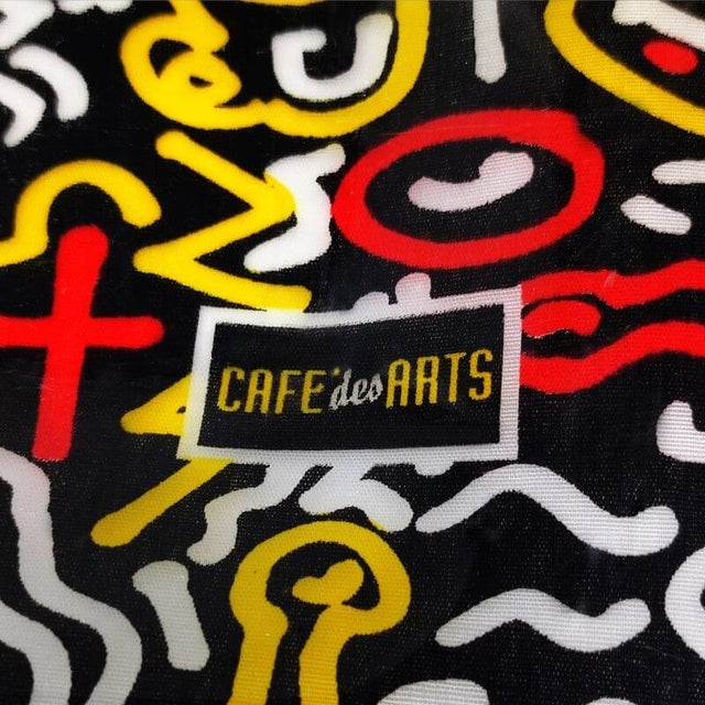 Pop Art Serving Tray by Keith Haring for Café Des Arts, 1990s For Sale - Image 9 of 10