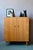 Contemporary Vintage Shoe Cabinet in Light Wood and Chrome-Plated Metal, 1960s For Sale - Image 3 of 13