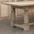 Mid 20th Century Rustic Mid-Century Trestle Table Crafted of Solid Oak For Sale - Image 5 of 17