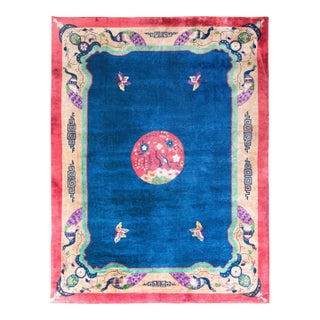 Early 20th Century Chinese Art Deco Rug For Sale