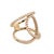 Diamond Ring 14k Gold 0.85 TCW Certified For Sale - Image 4 of 12
