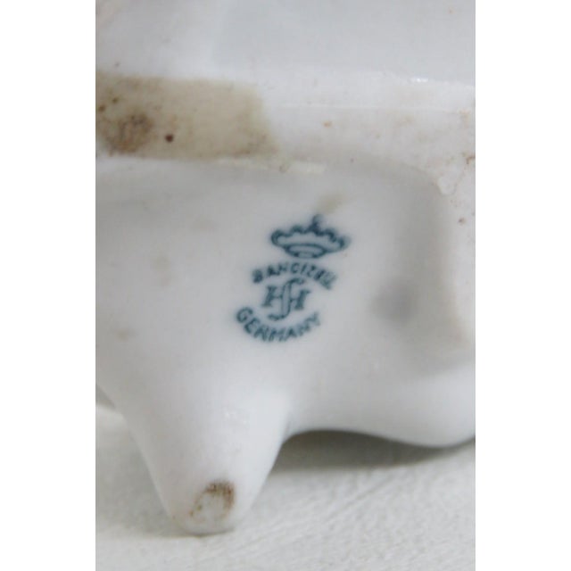 Sandizell Dresden Germany Miniature Lace Porcelain Seated Lady Figurine 5066b For Sale - Image 9 of 14