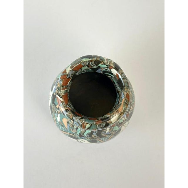 Ceramic Terre Mêlée Mosaic Vase by Jean Gerbino for Vallauris, France, 1950s For Sale - Image 7 of 10