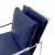 2020s Pasargad Home Luxe Collection Navy Leather Chair For Sale - Image 5 of 9