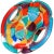 Glass Vintage Murano Rainbow Colors Pezzato Design Italian Art Glass Mid Century Centerpiece Bowl For Sale - Image 7 of 7