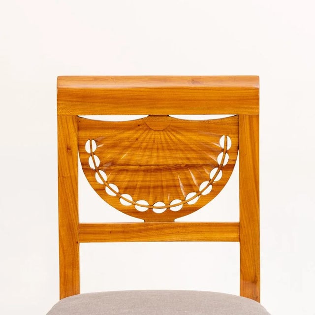 Wood Biedermeier Chairs, Set of 3 For Sale - Image 7 of 8