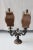 Ornamental & Decorative Materials Hollywood Regency Candelabra Lamps Cheetah Leopard Shades - a Pair For Sale - Image 7 of 10
