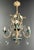 1940 Mid Century Modern Metal with Crystals Chandelier For Sale - Image 11 of 12