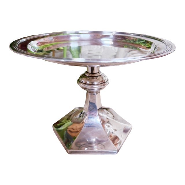 Antique Tiffany & Co Silver Plated Dessert Stand For Sale