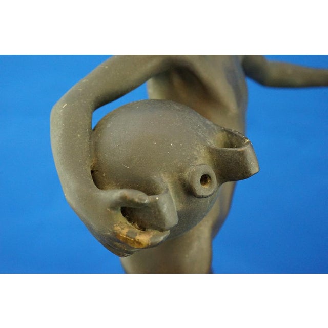 Vincenzo Gemito, Art Nouveau Nude Sculpture of Water Carrier with a Fountain, Late 1800s, Bronze For Sale - Image 18 of 18