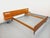 Vintage Scandinavian-Style Teak Double Bed with Suspended Bedside Tables and Integrated Lamps, 1960s For Sale - Image 16 of 18