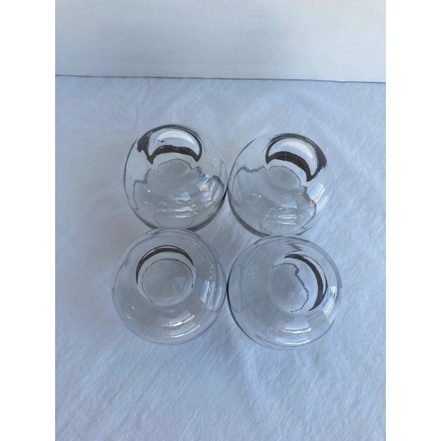 Vintage Mid Century Roly Poly Glasses- Set of 4 For Sale - Image 10 of 11