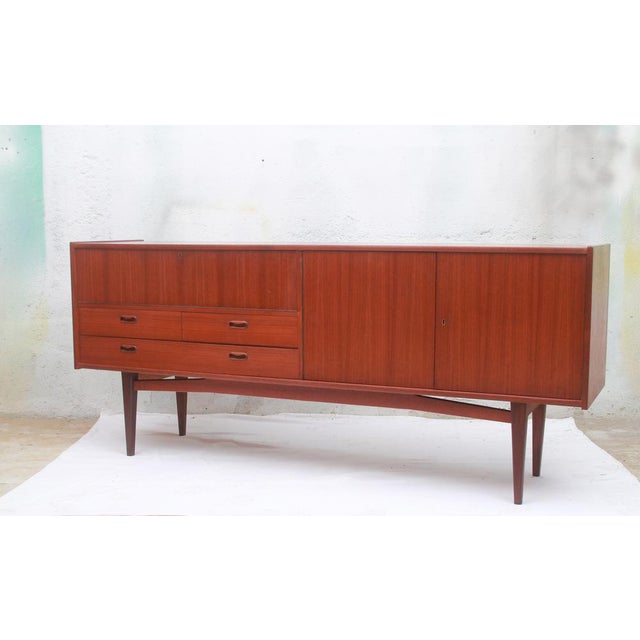 Vintage Sideboard in Teak, 1965 For Sale - Image 10 of 13