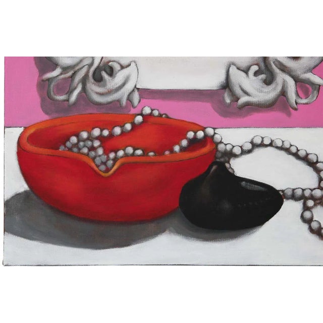 “Big Eyes Still Life” Contemporary Still Life Acrylic Painting by Scott Woodard For Sale - Image 4 of 12