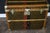 This magnificent Louis Vuitton shoe trunk features a hand-stenciled monogram canvas, solid brass locks stamped with the...