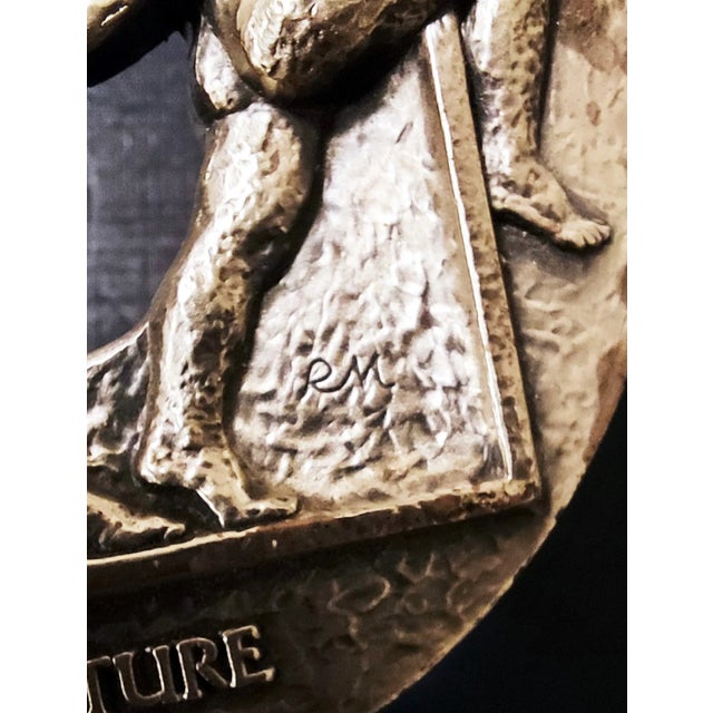 Richard McDermott Miller “Escape & Capture” Silver-Plated Bronze Medal, 1985, Edition of 750 For Sale - Image 4 of 5