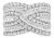 .925 Sterling Silver 2 3/8 Cttw Diamond Multi Row Overlay Band Ring ( J-K Color, I3 Clarity) - Ring Size 8 For Sale