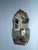 Glass Vintage Art Deco Venetian Style Etched Wall Mirror For Sale - Image 7 of 12