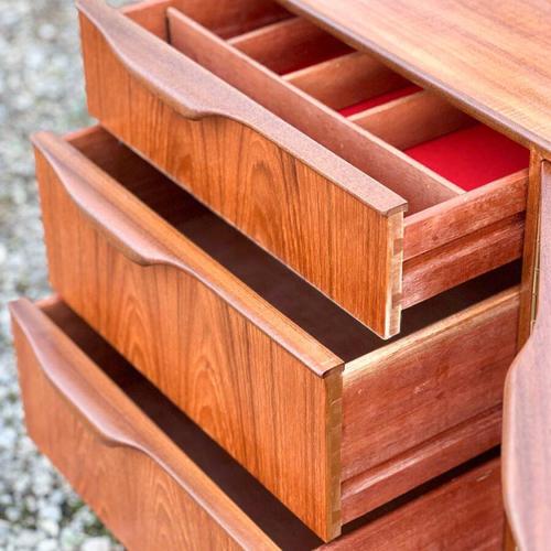 Brown Small Sideboard by Tom Robertson, 1960s For Sale - Image 8 of 10