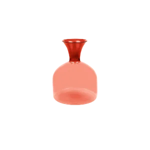 Large Karaffa Blown Glass Carafe in Red by Aldo Cibic for Paola C.