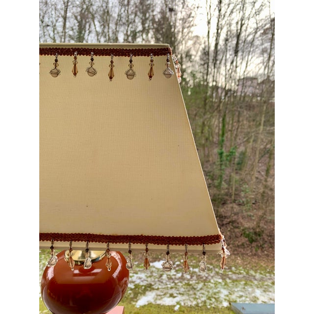 Orange St Tropez Table Lamp, 1980s For Sale - Image 8 of 12