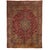 Red Antique Keshan Rug in Cotton and Wool For Sale - Image 8 of 8