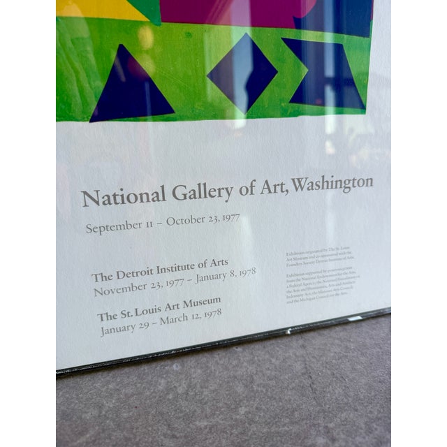 Wood Henri Matisse 1977 National Gallery of Art Exhibition Poster Custom Acrylic Box Frame Jerry Solomon La For Sale - Image 7 of 15