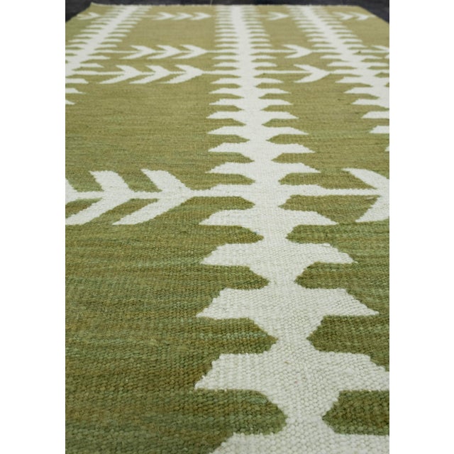 Early 21st Century Turkish Kilim Oriental Handmade Flatweave 3' x 4'7" #18162 For Sale - Image 5 of 8