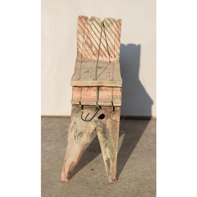 Urmas Puhkan, Abstract Object (Musical Instrument), 2000, Ceramic & Metal For Sale - Image 3 of 17