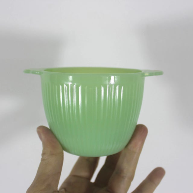 1950’s Jadeite Jane Ray Sugar Bowl - No Lid For Sale - Image 4 of 5