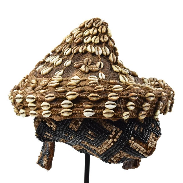 Early 20th Century Early 20th Century Kuba Royal King's Hat For Sale - Image 5 of 7
