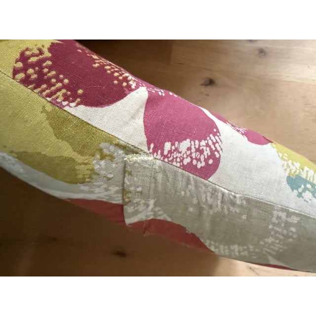 Graphic Floral Pillows For Sale - Image 4 of 6