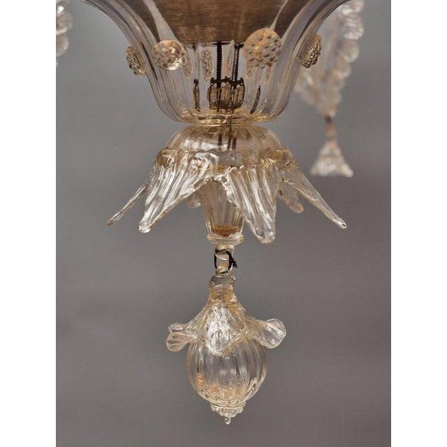 Venetian 2-Tier Chandelier with 9 Bulbs For Sale - Image 13 of 14