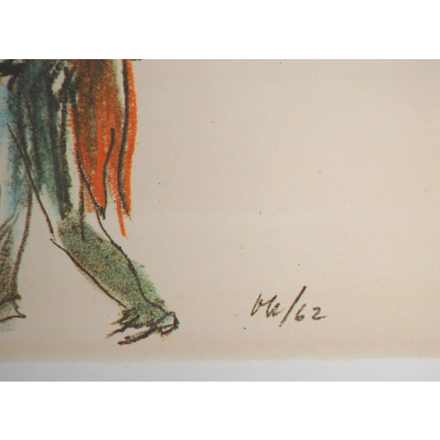 Oskar KOKOSCHKA Costume designs for the masked ball, 1962 Photolithography Signed and dated in the plate On paper 51.5 x...