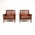 Vintage Danish Leather Chairs, 1960, Set of 2 For Sale - Image 6 of 11