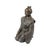 Japanese Artist, Bronze Sculpture of a Japanese Warrior Kneeling Samurai, 1950s, Bronze For Sale - Image 3 of 13