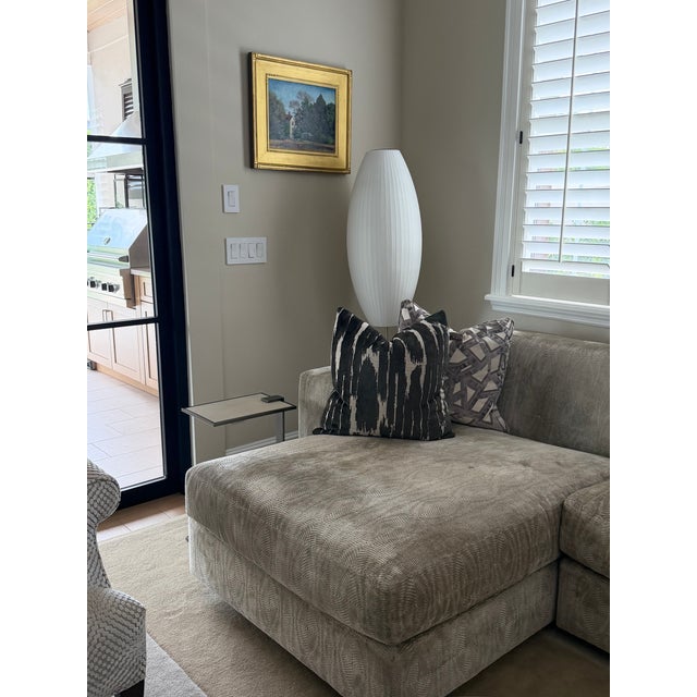 Mid-Century Modern Herman Miller Nelson Cigar Lotus Floor Lamp For Sale - Image 3 of 4