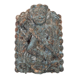 Antique Asian Wooden Relief, 1800s For Sale