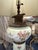 Victorian 1930s Victorian Hand Painted Floral Roseart Shade Banquet Lamp 35in For Sale - Image 3 of 8