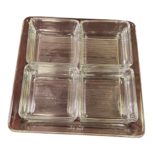 Vintage Hoya Japan Crystal "Cordial" Serving Set - 5 Pieces