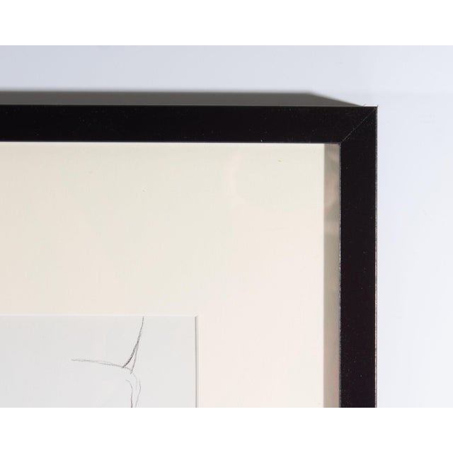 Late 20th Century Charcoal Portrait Drawing by James L. Bruch For Sale - Image 5 of 7