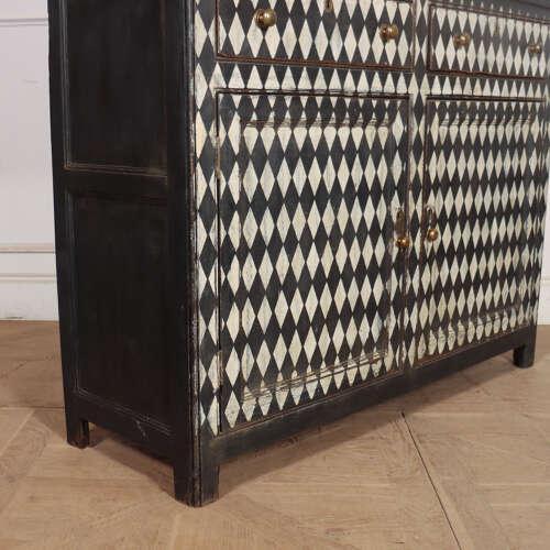 Wood Early 19th Century English Harlequin Linen Cupboard For Sale - Image 7 of 18