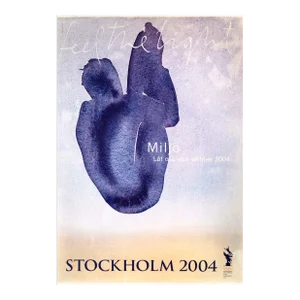 2004 Swedish Poster, Stockholm 2004 (Diver) Olympic Bid Poster, Feel the Light