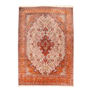 Vintage Persian Tabriz Rug 7'2'' X 10'1'' For Sale