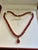 Ruby Red Bochic "Capri" Vintage 120 Carat Plus Of Natural Ruby Necklace Set 18K Gold & Silver For Sale - Image 8 of 18