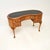 Vintage Kidney-Shaped Desk in Burr Walnut with Leather Top, 1920s For Sale - Image 11 of 11