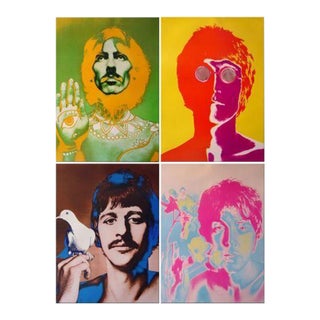 1968 "The Beatles" Richard Avedon Posters - Set of 4 For Sale