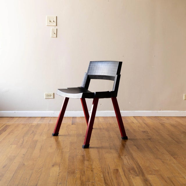 Postmodern Lucci & Orlandini "Model City" Chair for Lamm For Sale - Image 3 of 5