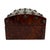 Victorian Burl Walnut and Brass Dome-Top Box With Mother-Of-Pearl, English, Ca. 1860 For Sale - Image 3 of 9