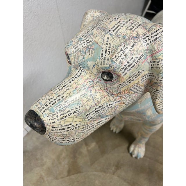 Life-Size Celebrity Collage Labrador Dog Sculpture, Sun Valley, C. 2001 For Sale - Image 4 of 14